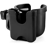 Accmor+Stroller+Cup+Holder+with+Phone+Holder%2C+Bike+Cup+Holder%2C+2-in-1+Universal+Cup+Phone+Holder+for+Stroller%2C+Bike%2C+Wheelchair%2C+Walker%2C+Scooter%2C+Black