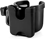 Accmor Stroller Cup Holder with Phone Holder, Bike Cup Holder, Universal Cup Holder for Uppababy Nuna Doona Strollers, 2-in-1 Cup Phone Holder for Stroller, Bike, Wheelchair, Walker, Scooter