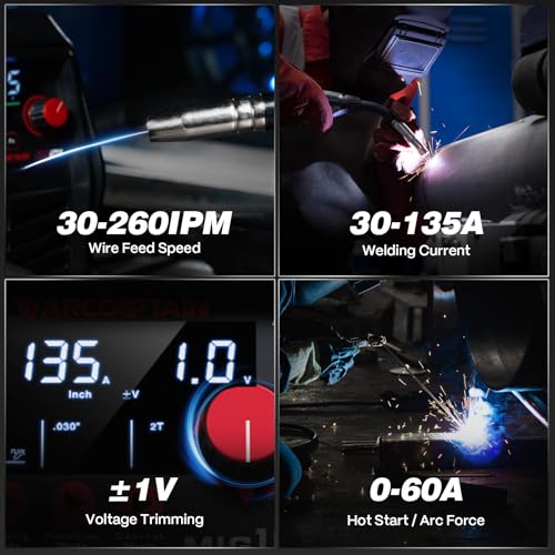 ARCCAPTAIN 135A LED Display Welder
