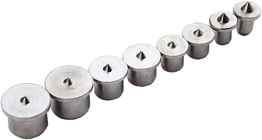 MagiDeal 8X Drill Depth Stop Collar Dowel +Hex Wrench Consistent Drilling +8Pcs Hollow Dowel Centre Points Pin