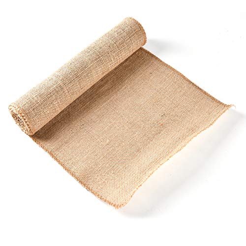 Maxjute Burlap Table Runner,12x108In,Rustic Natural Jute Vintage Table Runners for Wedding Decoration Rustic Kitchen Decor Farmhouse(Pack of 2) Maxjute Burlap Table Runner,12x108In,Rustic Natural Jute Vintage Table Runners for Wedding Decoration Rustic Kitchen Decor Farmhouse(Pack of 2)