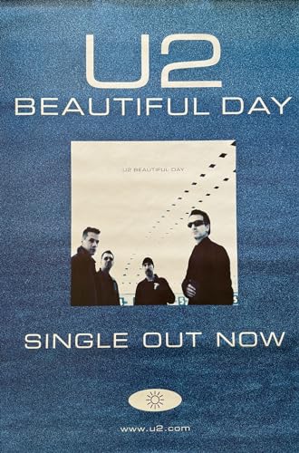 Affiche poster U2-2000 Beautiful Day 100X150 cm grand format mural
