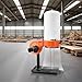 VEVOR Dust Collector, 800 CFM 2.5 Micron Vortex Cone Dust Collectors, 1HP Sawdust Collection System with 16-Gallon Large Capacity Dusts Collector Bag, Filter Bag, and Casters, 3400 RPM High Speed