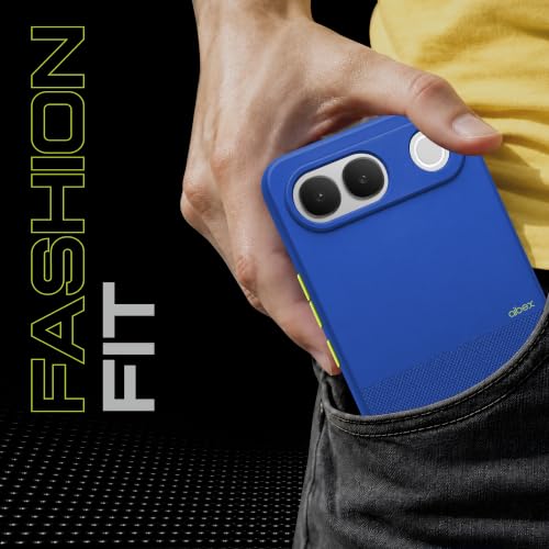 Image of AIBEX Premium Back Cover Case Compatible for Vivo S2 5G | Scratch & Drop Tested Shockproof Matte Texture Case with Soft Microfibre Lining | Slim Fit Cover Anti-Scratch - Blaue
