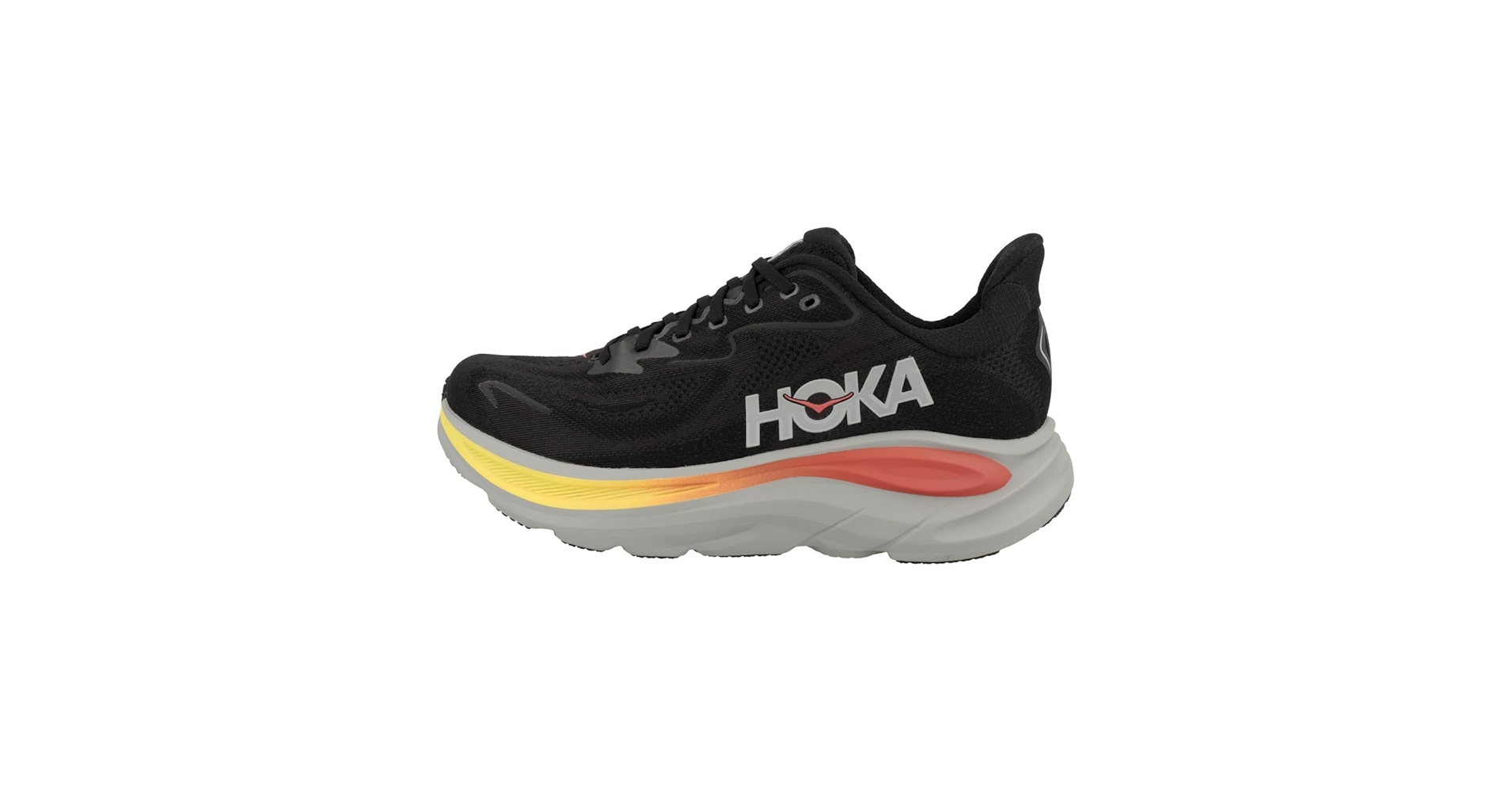 Amazon.com | Hoka Men's Clifton 10 Sneaker, Black/Black, 7