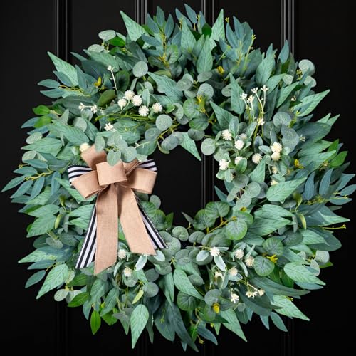 26'' Large Wreaths for Front Door Year Round...