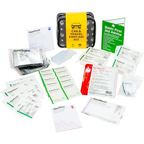 Safety First Aid Group Car & Travel First Aid Kit - Vehicle Essentials for Family Road Trips, New Drivers, Long Drives in Water-Resistant Bag - Image 3