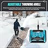 Electric Cordless Snow Shovel, Snow Blower Cordless, 13"x6" Clearing Path, Directional Plate & Auxiliary Handle, Snowblower Electric Snow Blower Battery Powered (2*4.0Ah Batteries & Charger Included) #3