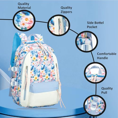 Image of Tinytot 26 Litre School Bag Water-Resistant Backpack - Unisex Large 18 Inches Multipurpose Travel Backpack for Boys & Girls, Men & Women- Ideal for College and School and office Use