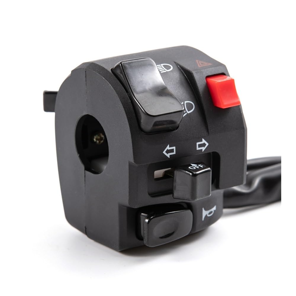 7/8 "22mm przełączniki motocyklowe motocykl przycisk klaksonu kierunkowskaz elektryczna lampa przeciwmgielna Start światła kierownica przełącznik kontrolera