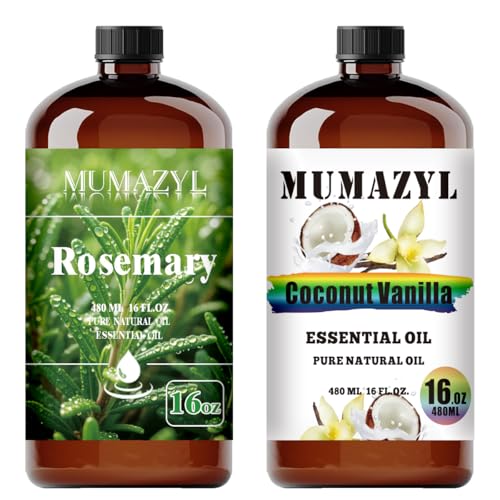 Aceite Esencial de Romero y Coco Vainilla 480 ML