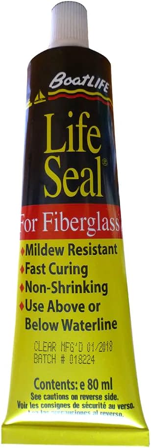Boatlife LifeSeal Sealant Tube 2.8 FL. Oz - Clear : Sports & Outdoors