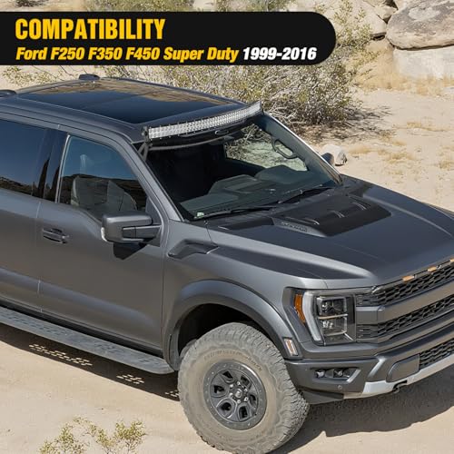 Image of Nilight 54 Inch Curved Light Bar Bracket for Ford F250 F350 F450 1999-2016
