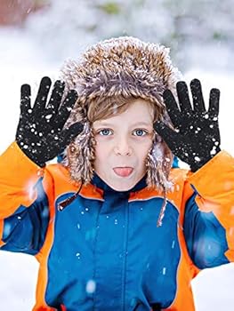 3 paar winterhandschoenen voor kinderen, fleece handschoenen voor