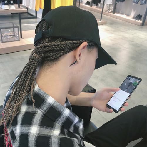 Gorra de béisbol con trenza y peluca miniatura 4