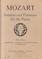 W. A MOZART Sonatas and Fantasies for the Piano B002XNF0RU Book Cover