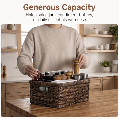 Image of StorageWorks Wicker Storage Baskets,Decorative Baskets for Home Decor,1Pack