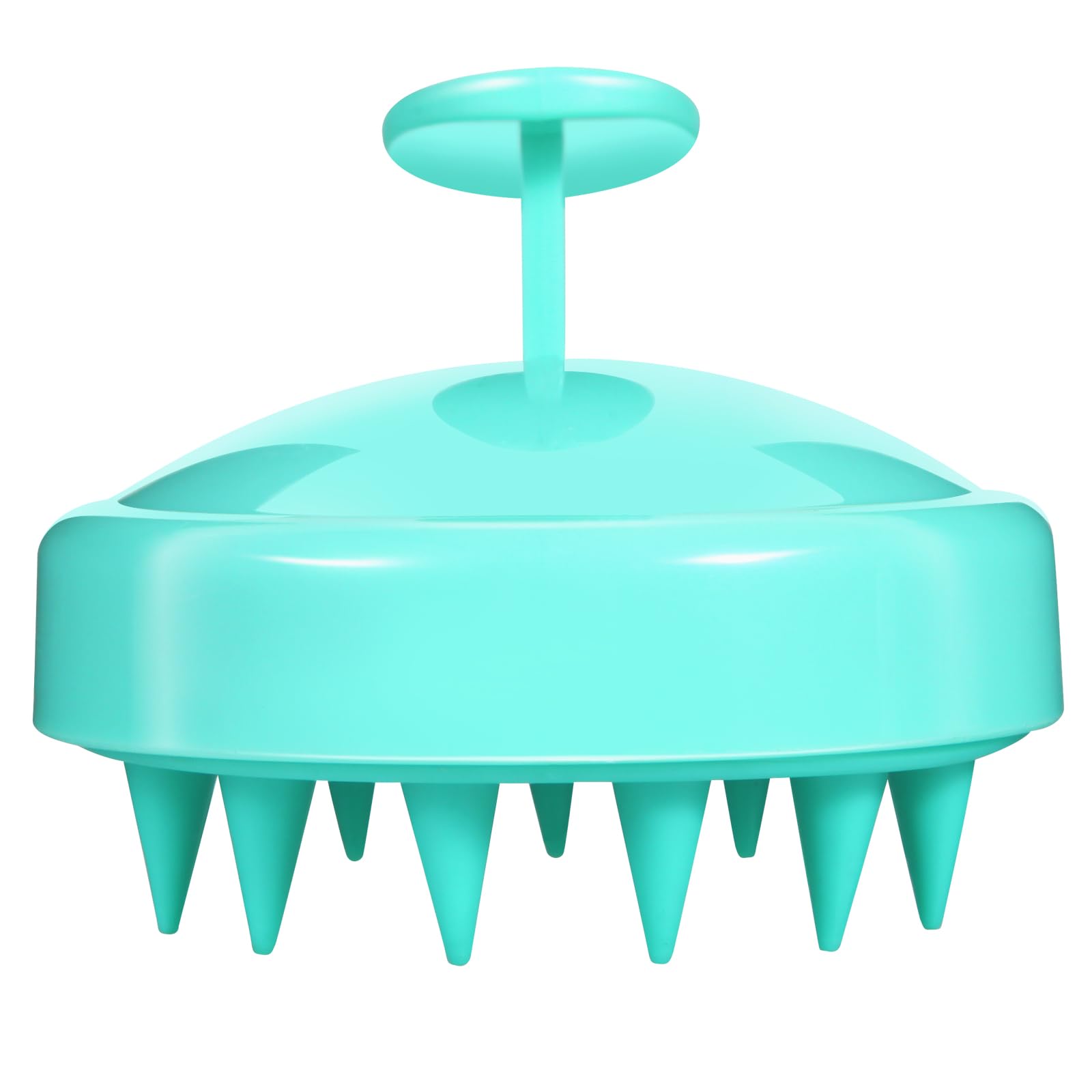 Hair Scalp Massager Shampoo Brush for Scalp Care and Hair Growth, Scalp Scrubber with Soft Silicone, Shower Hair Brush for Dandruff, Wet &Dry Hair (Green)