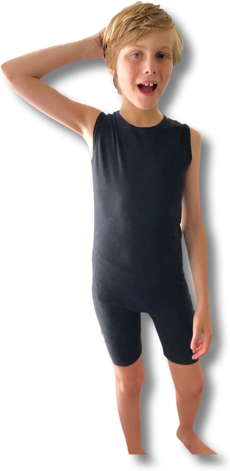 Preventa Wear Kryptonite Bodysuit (Adult Small, Black)