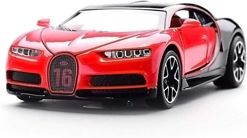 Future Enterprise Collections Exclusive 1:32 Diecast Bugatti CHIRON Alloy Metal Pull Back Die-Cast Car Scale Model Pullback with Sound Light Mini Auto Toy car for Kids (Multicolor)