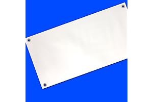 4 Less Co 2x6 Feet Blank Vinyl Banner