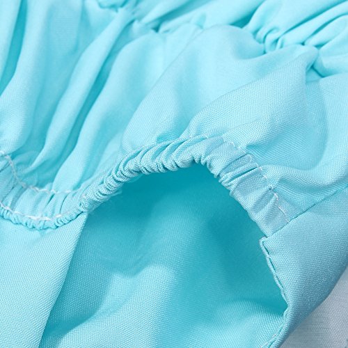 Vestido de verão com laço e saia com estampa de vestidos de cor pura Diamondo, 4-5Y