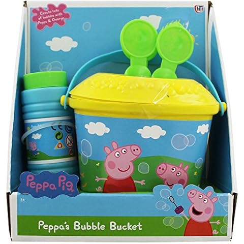 Peppa Pig Bubble Bucket with Wands Cover