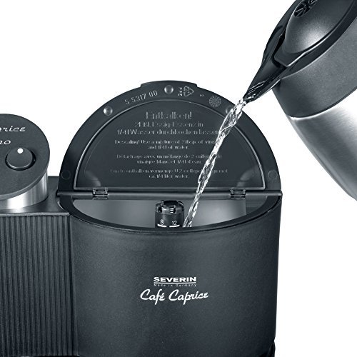 SEVERIN KA 5743 Cafetera Café Caprice Thermoline para filtros de Café Molido, 8 tazas incluye jarra termo, acero… - Imagen 7