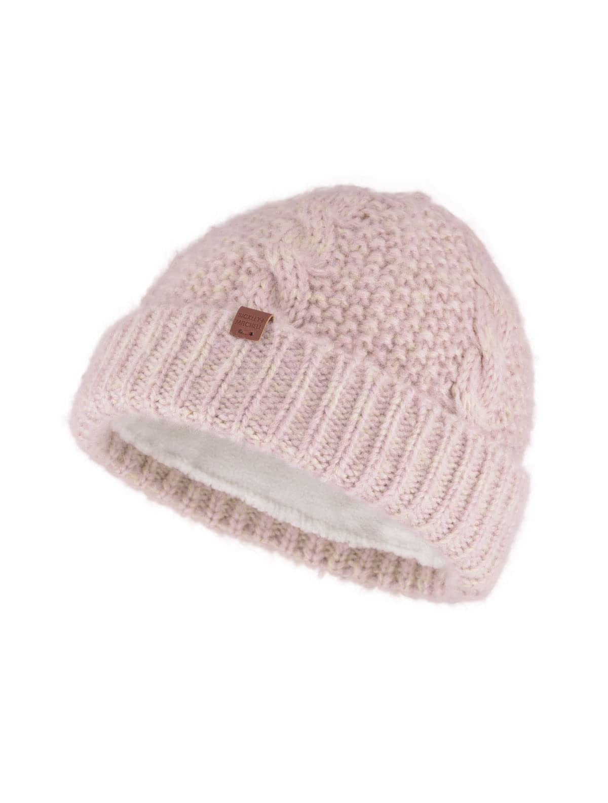 BICKLEY + MITCHELL Women's Beanie hat, LT Pink Twist, One Size Fits All