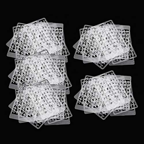 LEIPUPA 50pcs Boilie Pesque Pára Isca em Forma de V Rolha para Pellets Carne Milho