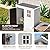 Outdoor Resin Storage Shed with Floor, 5x3 FT Plastic Sheds Kit, Waterproof Outside Shelter for Garden Backyard Patio Lawn Tools, Gray