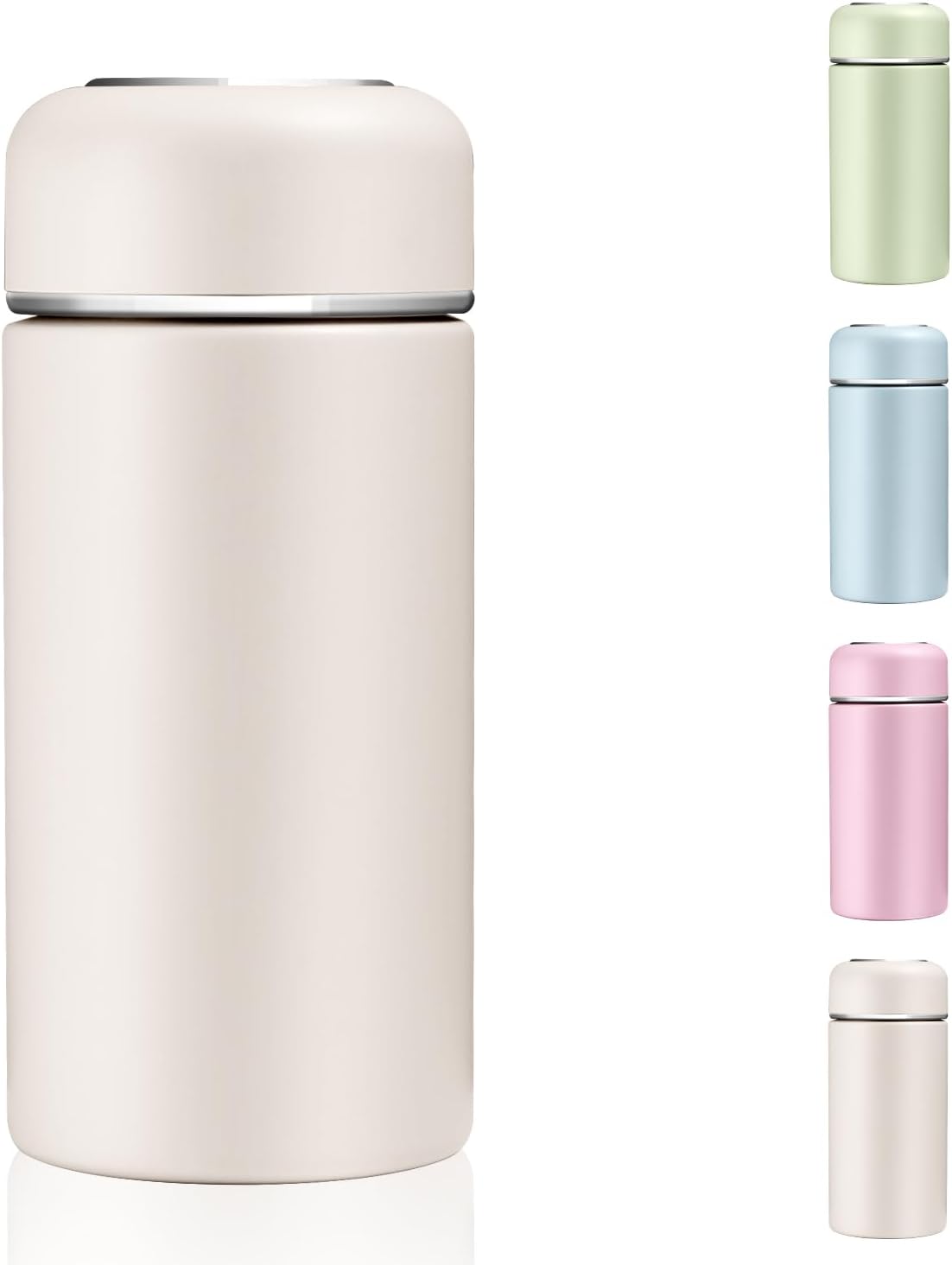 Mini 7 oz Stainless Steel Insulated Vacuum Water Bottle, Cute Small Thermoses, Flask, Leak Proof,Keeps Drink Cold and Hot - Blue - Image 9