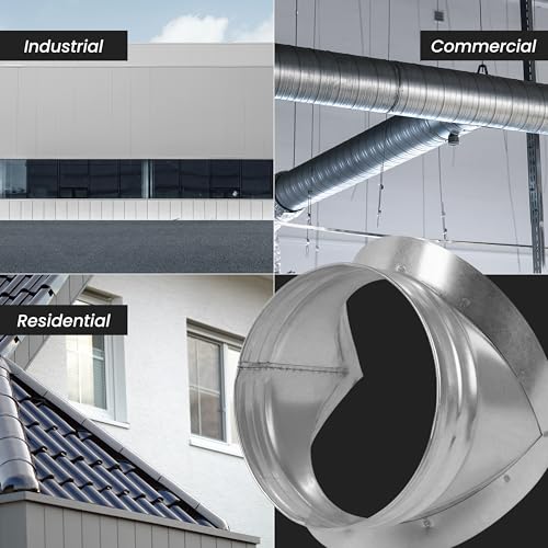 Transition du conduit d'aération en acier galvanisé durable - 6