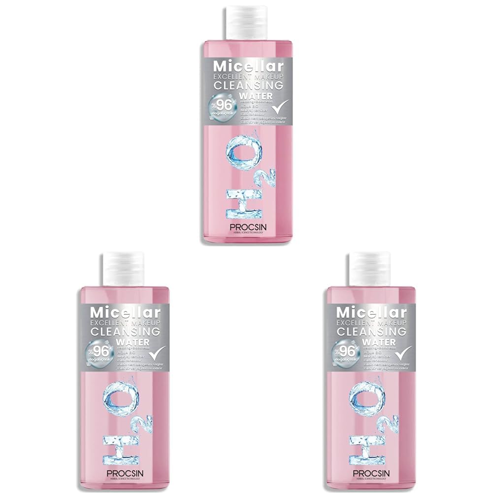 Procsin Aqua Bio H2O Yüz Ve Makyaj Temizleyici Micellar Cleansing Water 200 Ml (3 paketi)