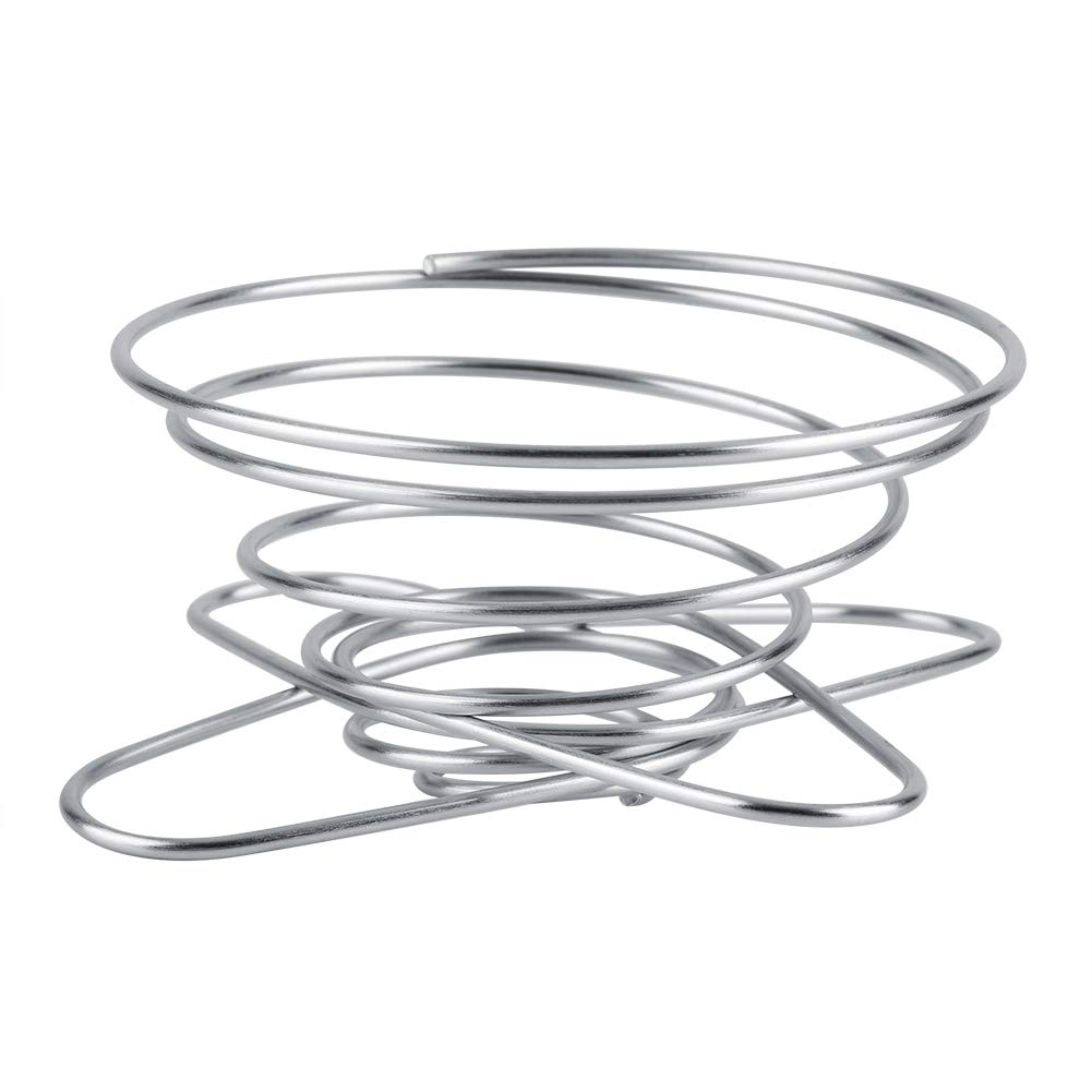 Foldable Stainless Steel Reusable Coffee Filter Tea Strainer Dripper for Home Kitchen(L)