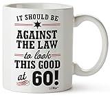 60th Birthday Gifts For Women Sixty Years Old Men Gift Mug Happy Funny 60 Mens Womens Womans Wifes...
