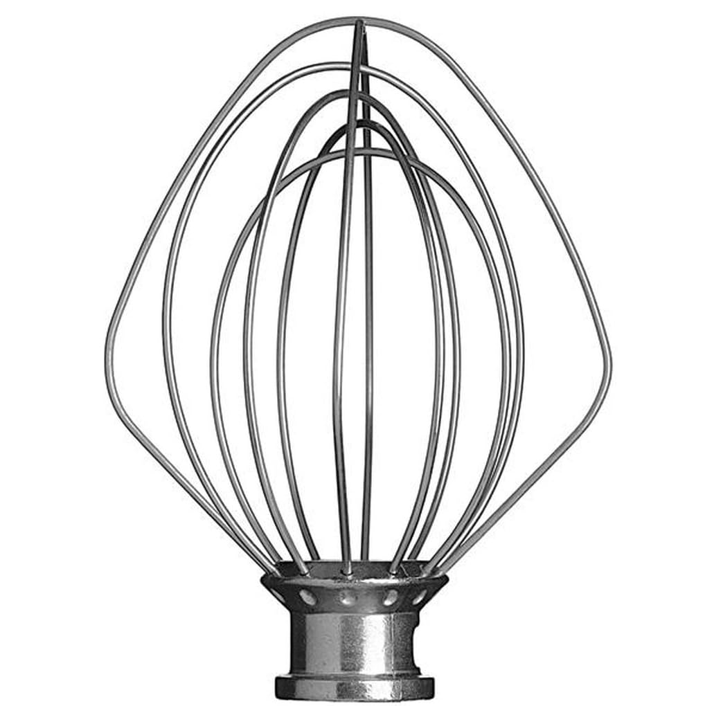 KitchenAid Schneebesen Wire Whip, Zubehör für KitchenAid Küchenmaschinen, 4,8L, Edelstahl