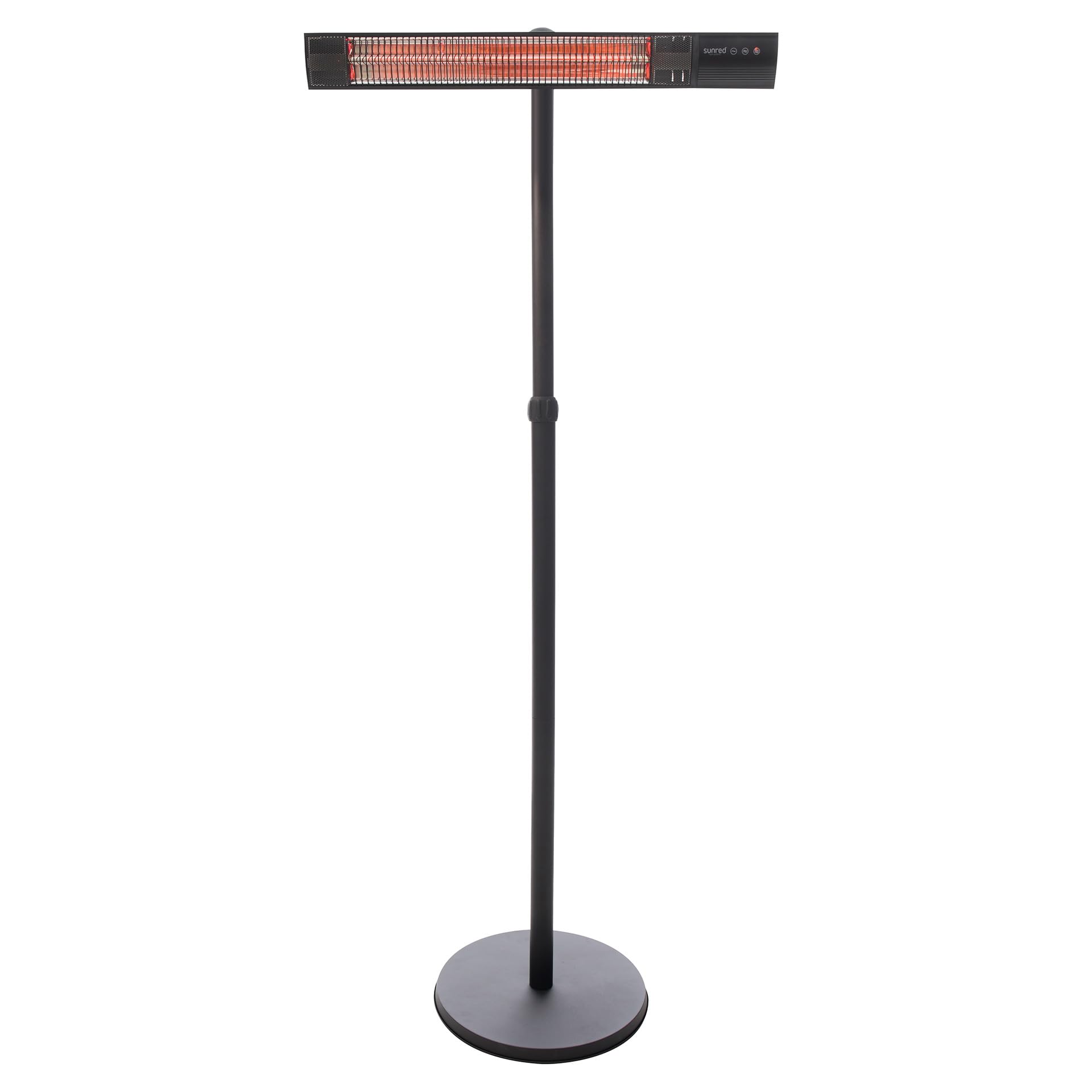 Sunred Grzejnik tarasowy stojący Royal Diamond Dark 2500W różowe złoto