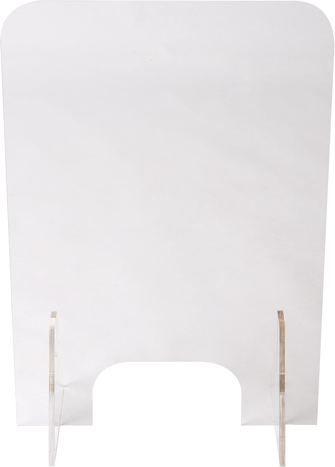 Mind Reader Acrylic Sneeze, Front Desk Cough Guard, Protective Clear Panel for Cashiers, Reception, Checkout Stations, 24 x 16 : Office Products