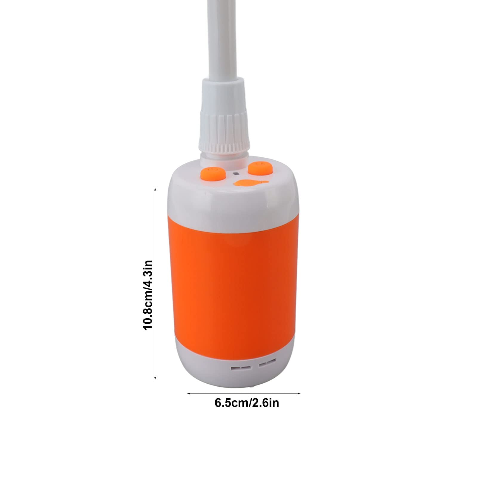 Portable Shower Set,Camping Outdoor Shower Camp Shower Head Handheld Camping for Hiking Beach Pet Cleaning(Orange White)