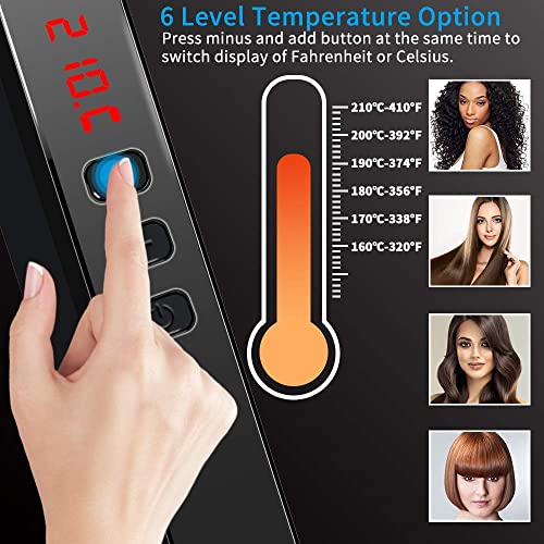 Peine cepillo alisador eléctrico para barba y cabello miniatura 7
