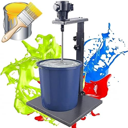 伟 祥 Máquina mezcladora de pintura neumática, mezcla de concreto portátil, agitador de pintura, herramienta de agitación de alimentación, máquina mezcladora manual para mezclar yeso, pintura, cemento