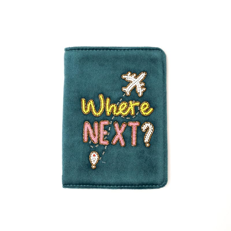 Velvet Where Next Passport Cover Travel Wallet Passport Holder Lightweight Passports Covers Case-image-29