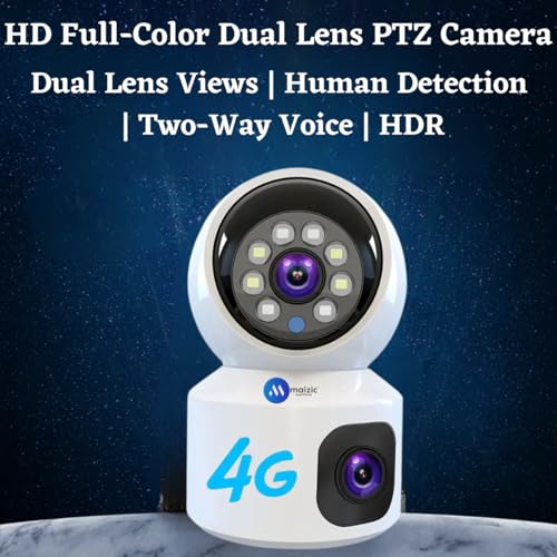 Maizic Smarthome 5+5MP Outdoor 4G SIM Camera - Image 5