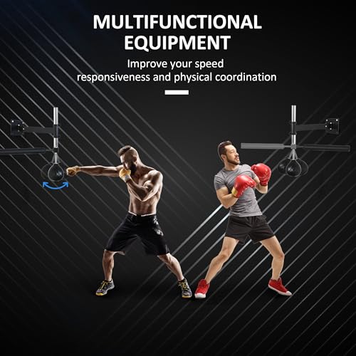 image for Soozier Lightweight Fast-Reflexes Speed Bag Boxing Punching Bag Wall M