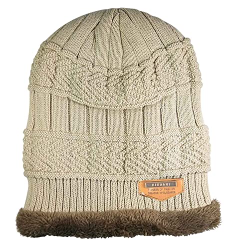 Image of Winter Beanie Scarf for Boys Girls (5-12 Years) Hats Circle Scarf Kids Slouchy Skull Cap
