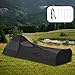Lljsszr Compact Bivy Tent for Individual Use Windproof Oxford Cloth for Camping, Black