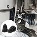 2pcs CV Joint Boot Kit, Universal Flexible Boots for Cars Dustproof Silicone Cover Replacement Kit Front and Rear Axle Repair Tools Constant Velocity with 4 Stainless steel Clamps