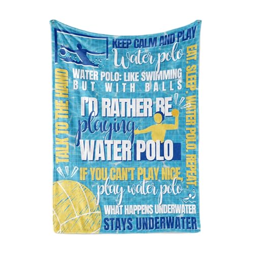 Huglanket Water Polo Gifts Throw Blanket for All Seasons
