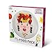 Genuine Fred MS. FOOD FACE Kids' Ceramic Dinner Plate